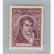 ARGENTINA 1935 GJ 780 ESTAMPILLA FILIGRANA RAYOS RECTOS NUEVA MINT U$ 13